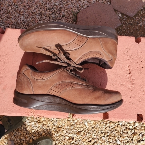 SAS Walk Easy Genuine Leather Lace-up Sz. 9 Shoe - Picture 6 of 12